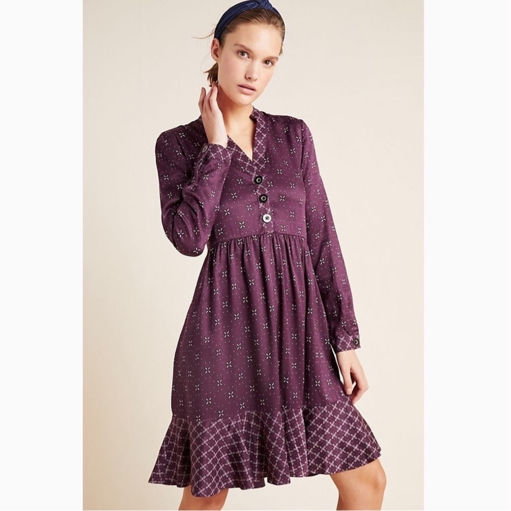 Anthropologie Maeve Gillian Shirt Dress